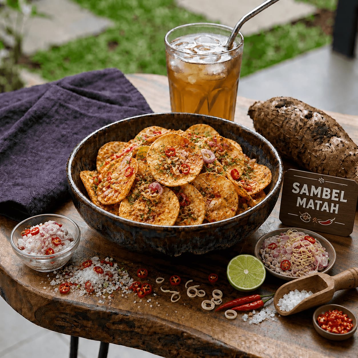 Keripik Singkong Sambal Matah